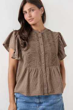 N-Loulou Blouse - Morel