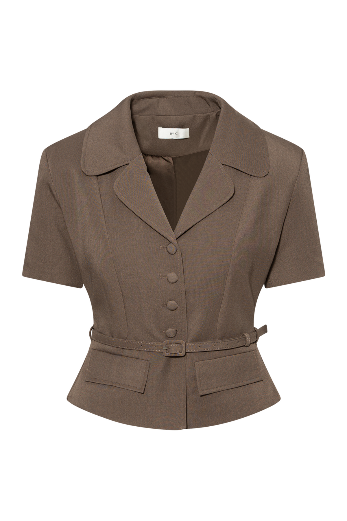 Annieic Tee Blazer - Dark Brown