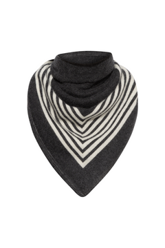 Striped Scarf - Black & White