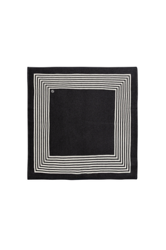 Striped Scarf - Black & White