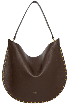 Oskan Hobo Soft Grainy Leather - Coffee