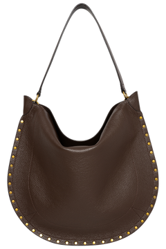 Oskan Hobo Soft Grainy Leather - Coffee