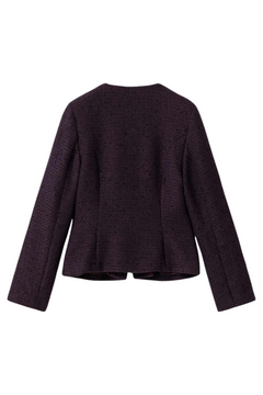 N-Kasaundra Ls Blazer - Dark Plum