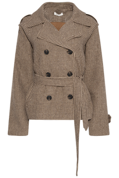 Veraic Trenchcoat - Brown Checks