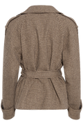 Veraic Trenchcoat - Brown Checks