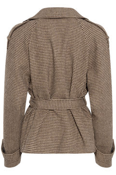 Veraic Trenchcoat - Brown Checks