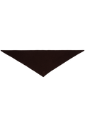 Victoria Cashmere Triangle Scarf - Dark Brown