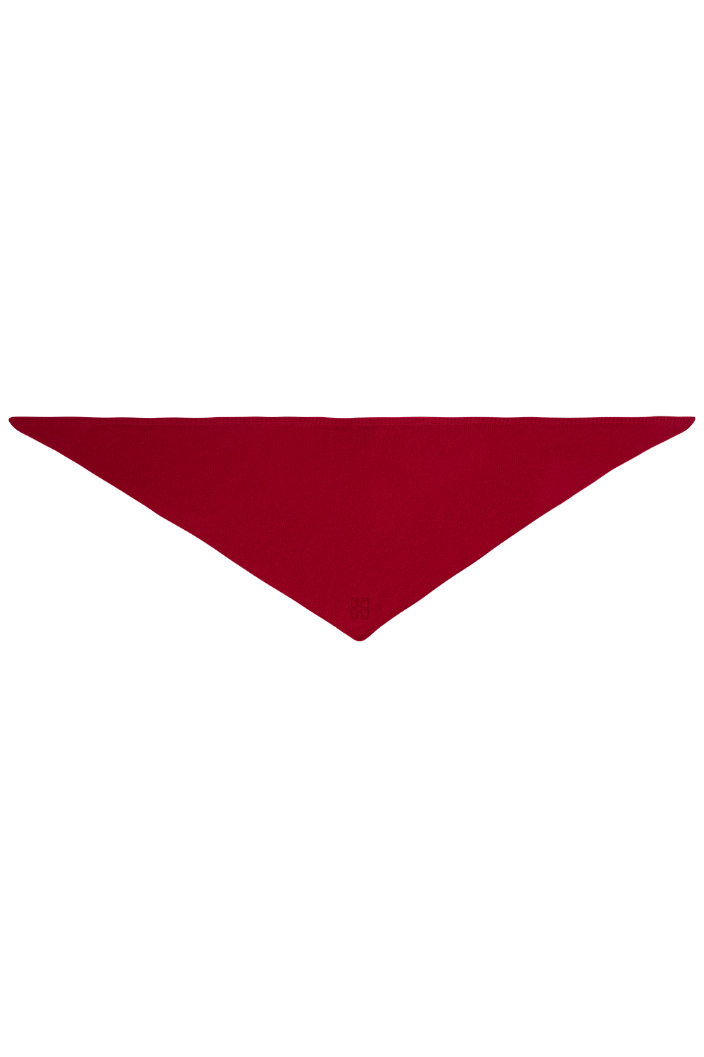 Victoria Cashmere Triangle Scarf - Red