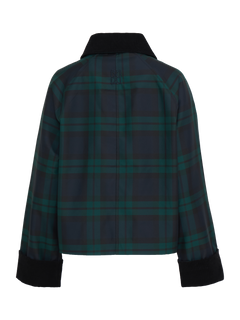 Fiona Check Country Jacket - Dark Green