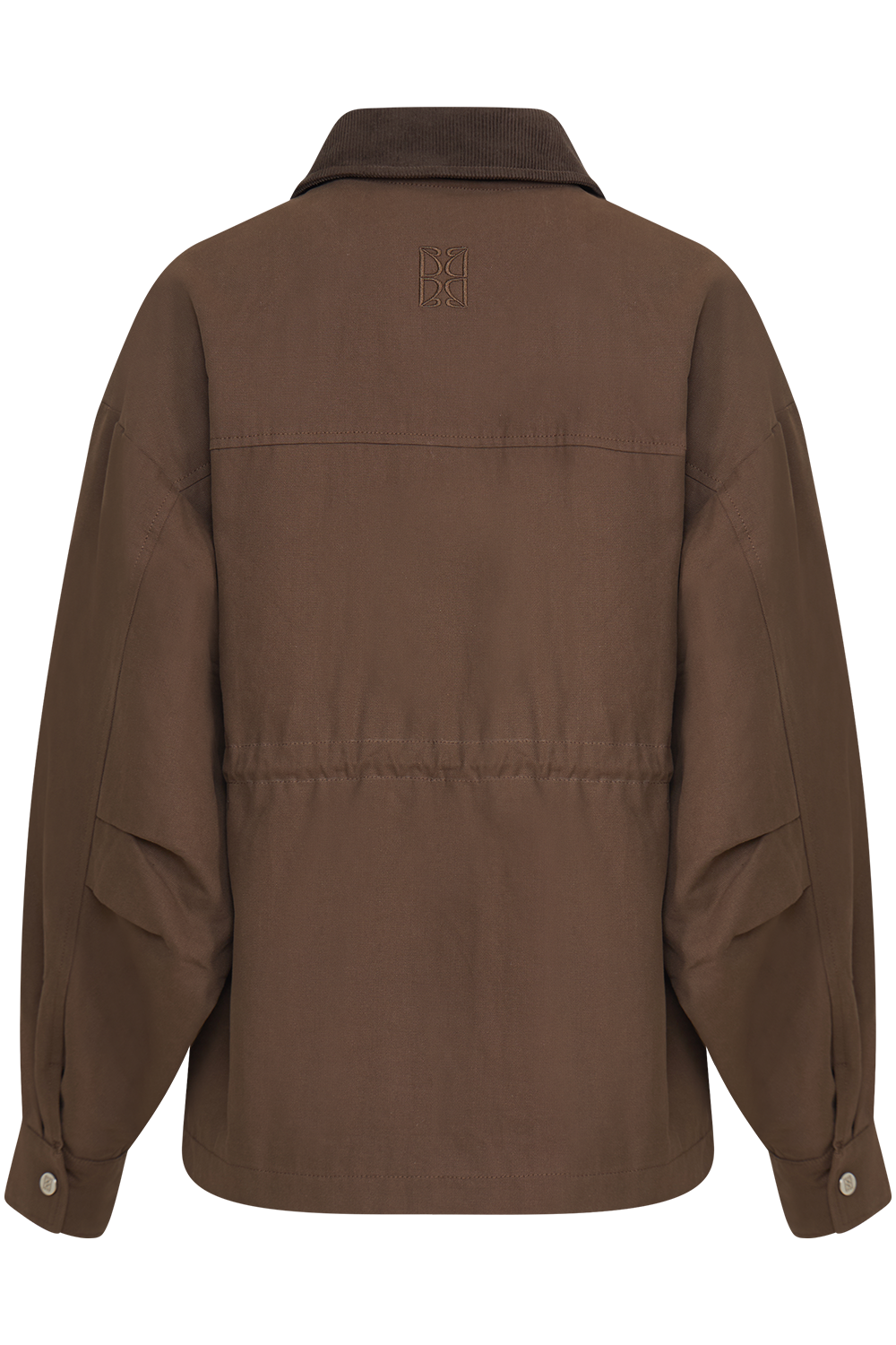 Camilla Cotton Utility Jacket - Dark Brown
