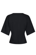 Asha Boxy Tee - Navy