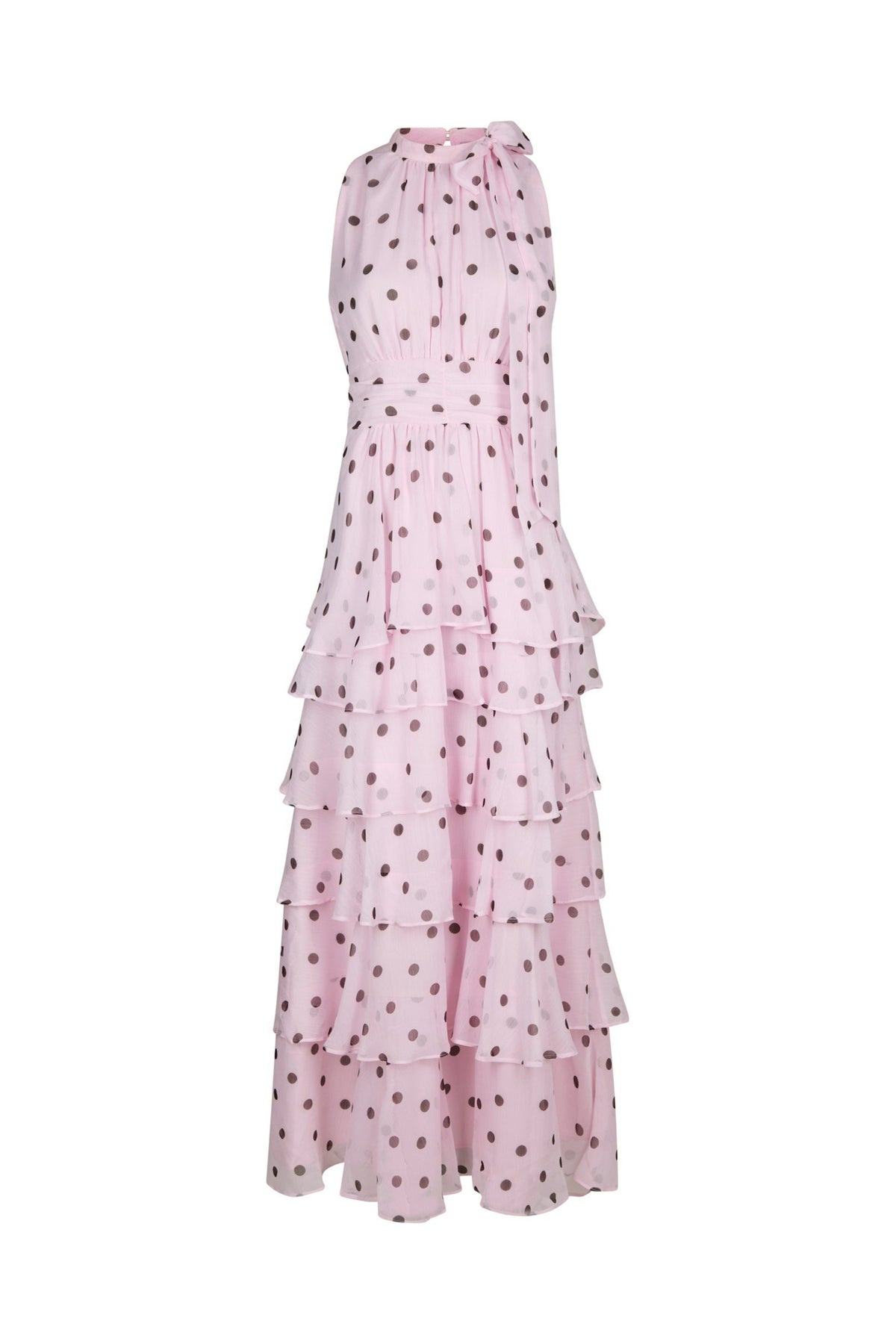 Marli Big Dot Dress - Light Pink