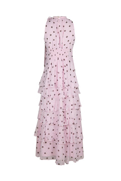 Marli Big Dot Dress - Light Pink