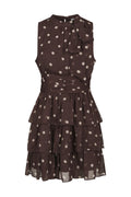 May Big Dot Dress - Brown