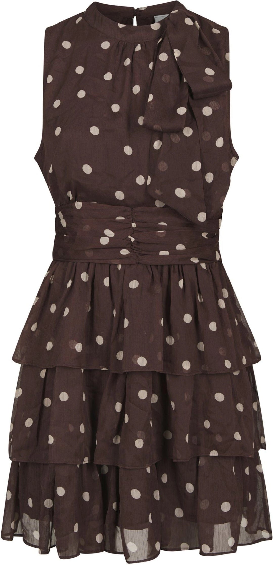 May Big Dot Dress - Brown