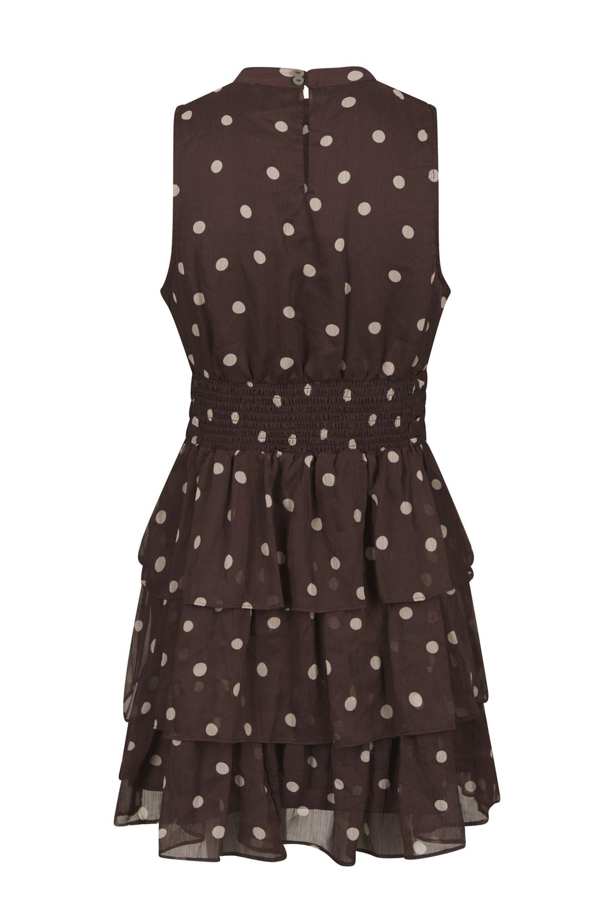 May Big Dot Dress - Brown