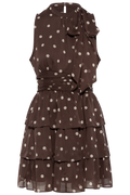 May Big Dot Dress - Brown