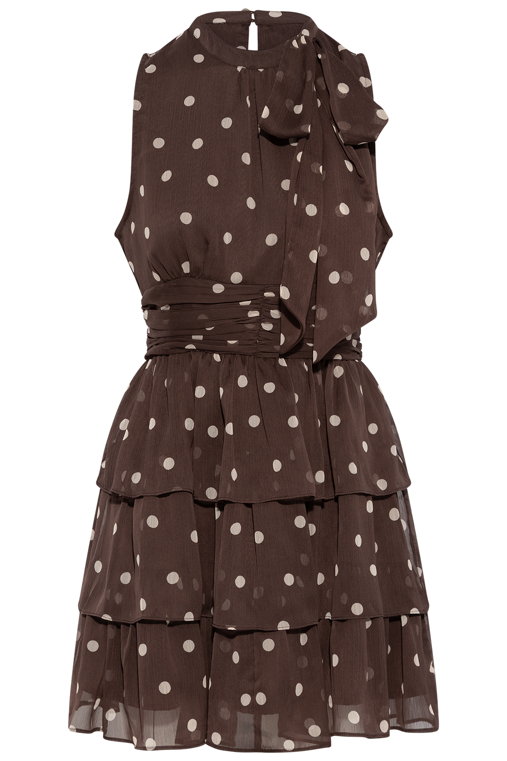 May Big Dot Dress - Brown