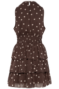 May Big Dot Dress - Brown