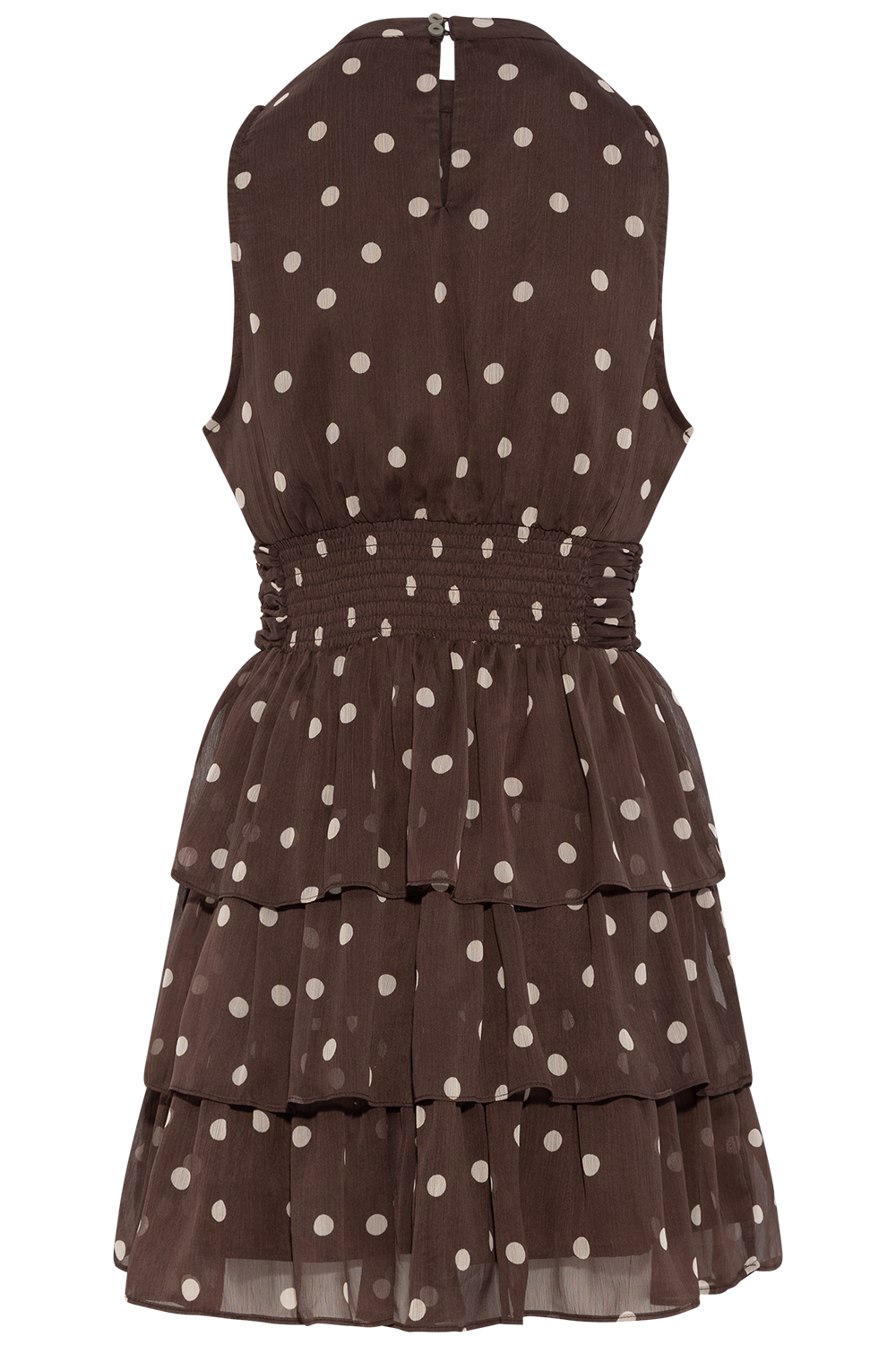 May Big Dot Dress - Brown