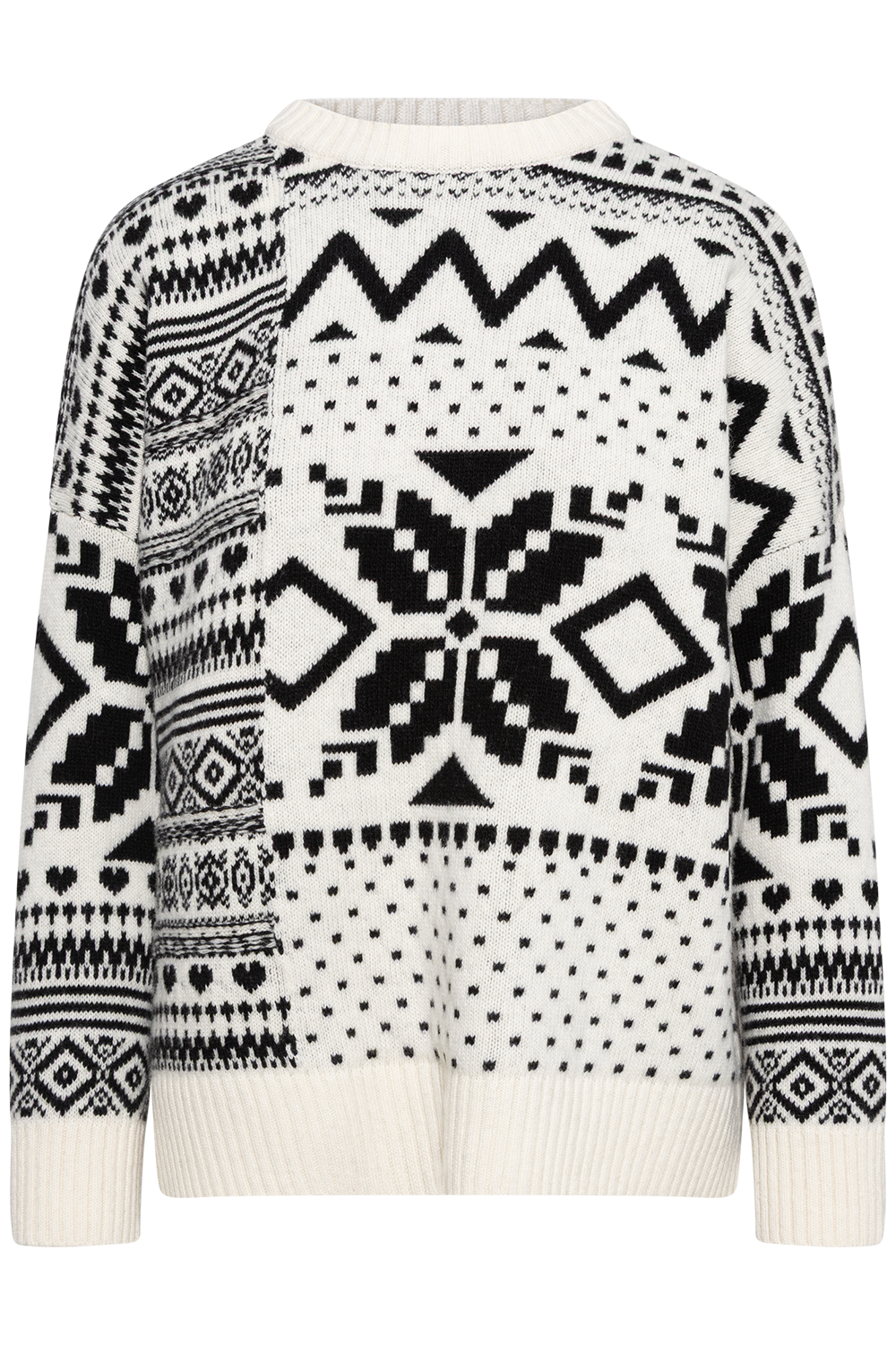 Pavidi - White Geometric Pattern