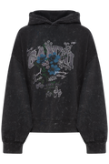 Isoli Cropped Hoodie Vintage Wash - Phantom