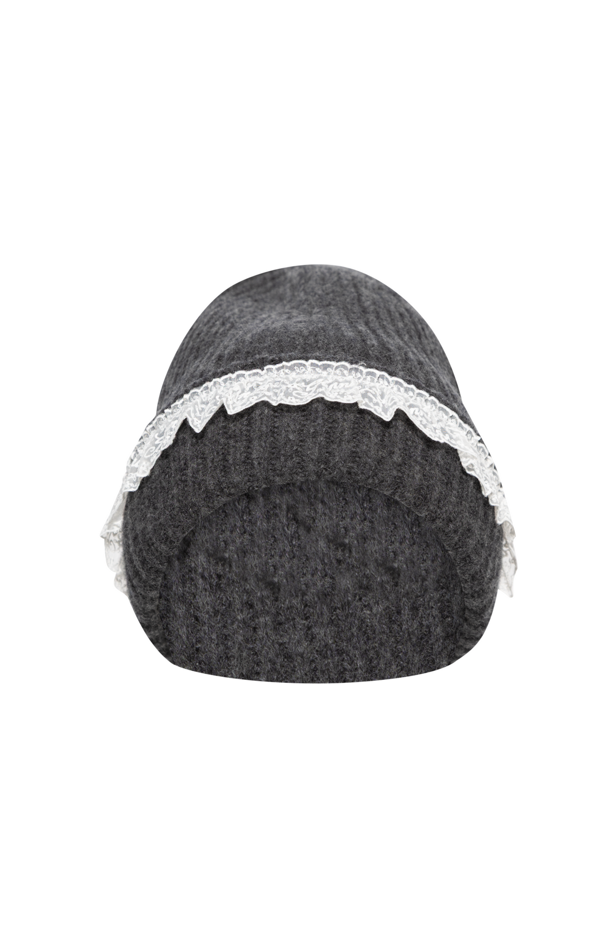 Compact Wool Lace Beanie - Phantom
