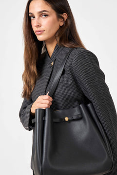 Romy Large Bucket Bag - Black