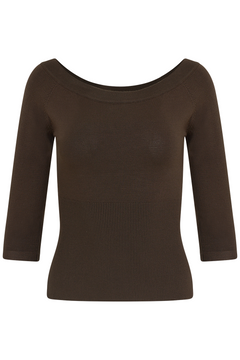 Capucine Knit Top - Khaki Green