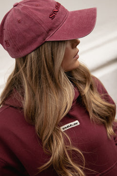 BadHairday Cap - Burgundy