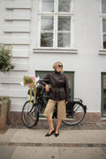Camilla Leather Utility Jacket - Dark Brown