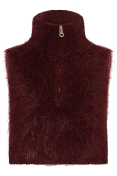 Belinda Chunky High Neck - Oxblood