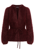 Fredrikke Chunky Cardigan - Oxblood