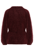 Fredrikke Chunky Cardigan - Oxblood
