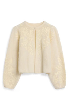 Amie Chunky Cardigan - Bright White