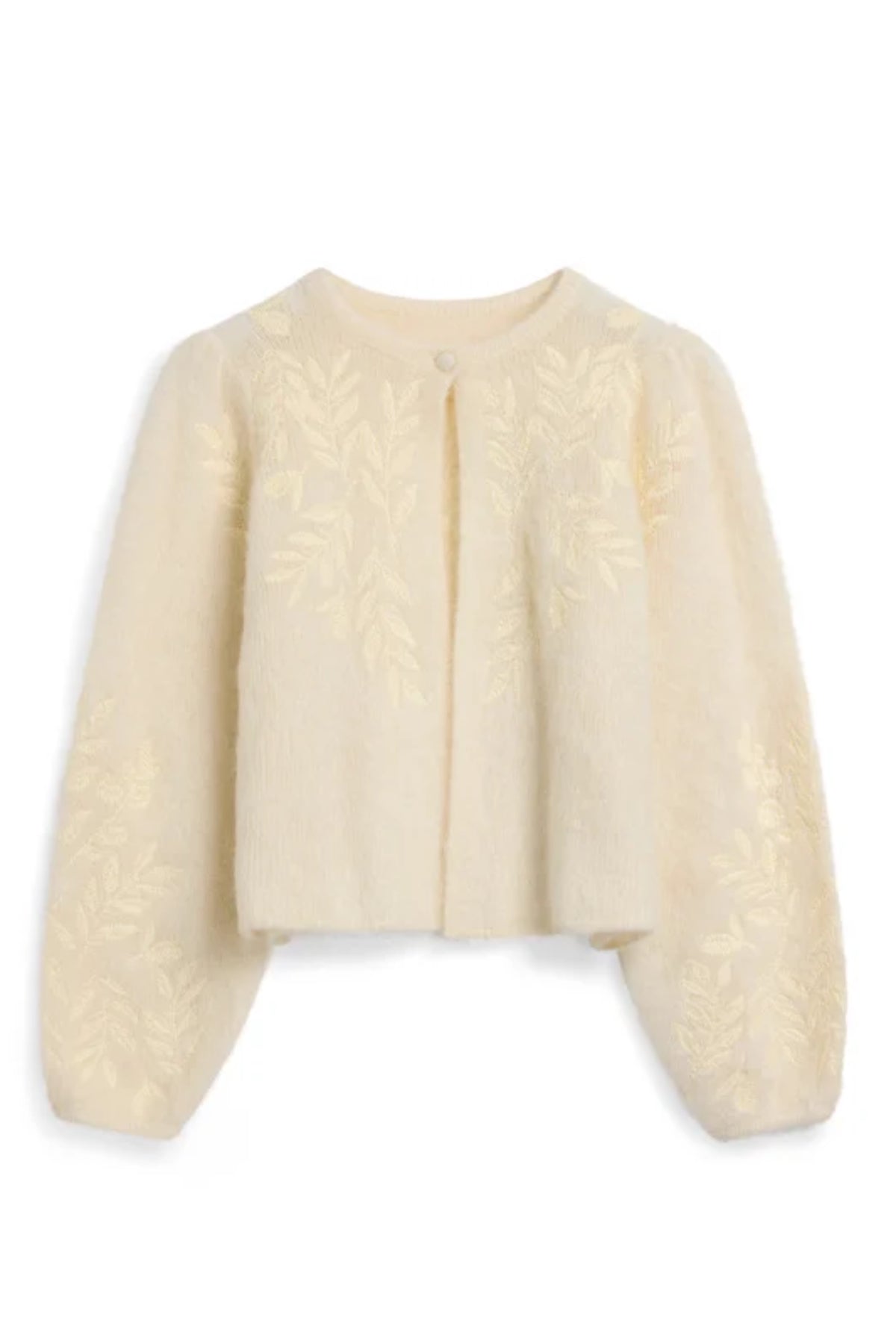 Amie Chunky Cardigan - Bright White