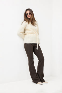 Fiola Chunky Cardigan - Bright White