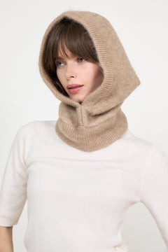 Kajsa Chunky Balaclava - Hazel Beige