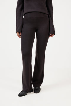 Evi Merino Pants - Dark Brown