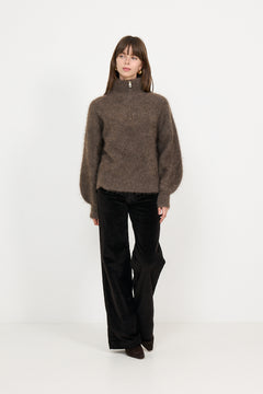 Li Chunky Sweater - Brown