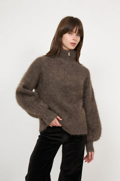 Li Chunky Sweater - Brown