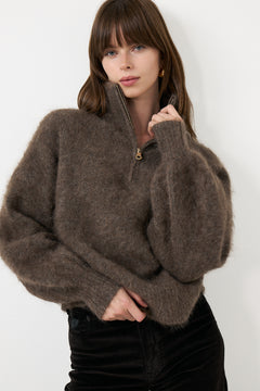Li Chunky Sweater - Brown