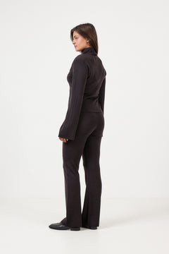 Poneh Merino Sweater - Dark Brown
