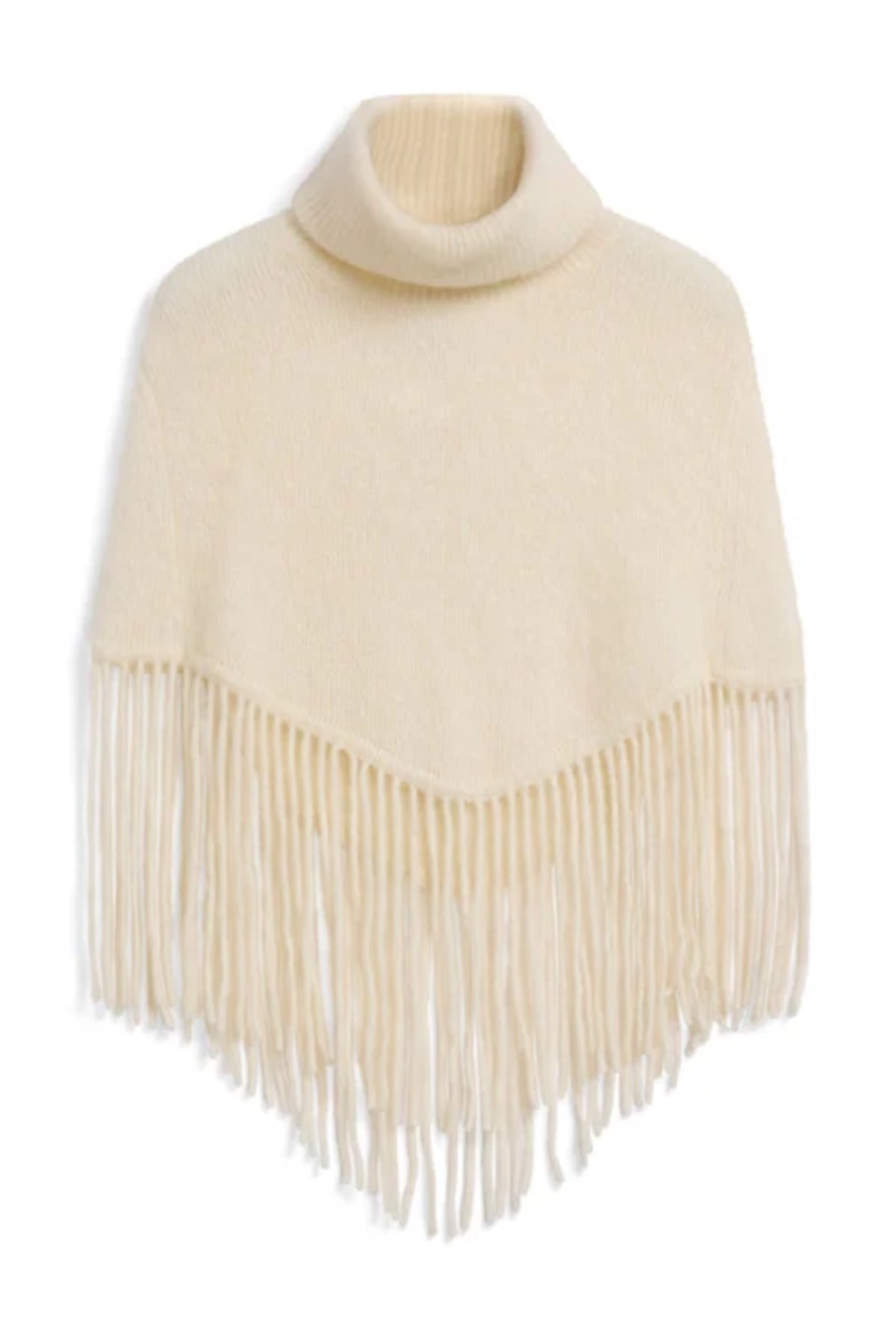 Nikola Chunky Poncho - Bright White