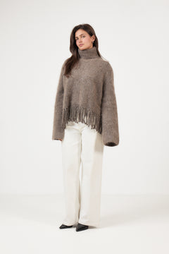 Milena Chunky Sweater - Brown