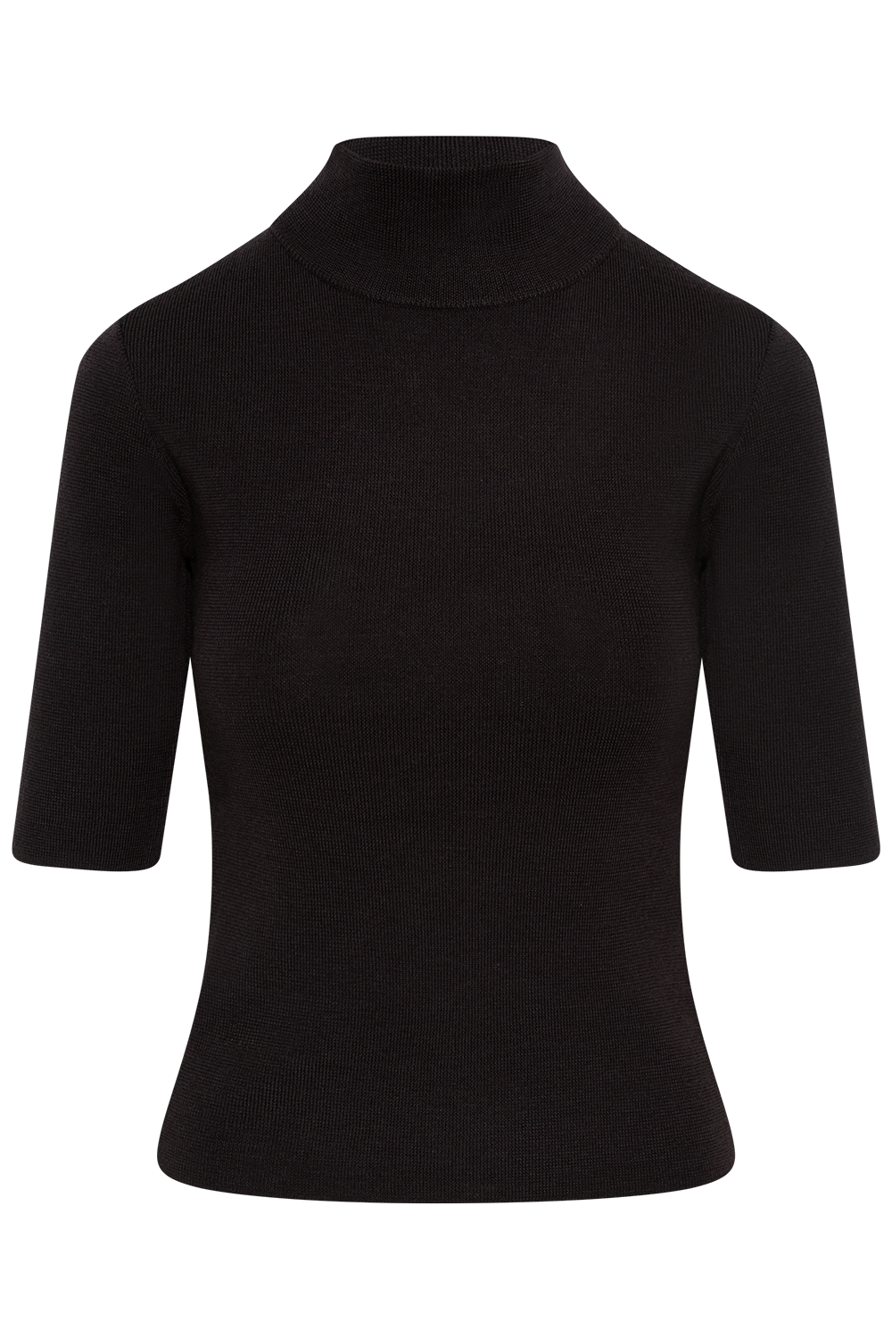 Melly Merino Tee - Dark Brown