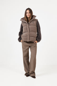 Ninni Down Vest - Brown