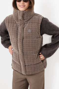 Ninni Down Vest - Brown