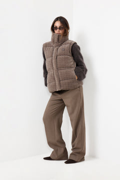 Ninni Down Vest - Brown