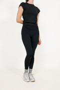Sabina Wrap Leggings - Black